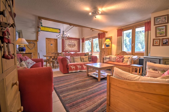 Salon Chambres d'hôtes à Morzine - La Pointe de Nyon