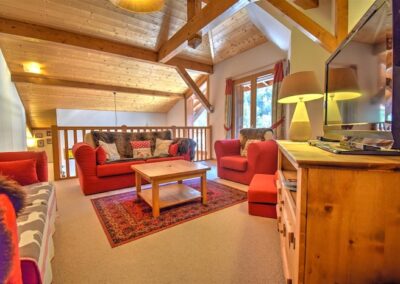 Salon Chambres d'hôtes à Morzine - La Pointe de Nyon